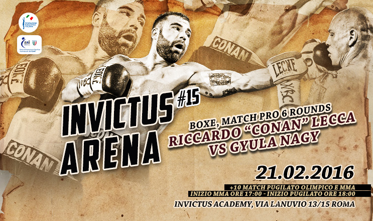Diretta streaming Invictus Arena 15