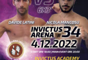 Invictus Arena #34 | 04 Dicembre | Pugilato