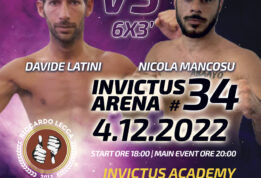 Invictus Arena #34 | 04 Dicembre | Pugilato