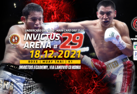 Invictus Arena #29 | 18 Dicembre 2021 | Boxe, Kick Boxing, Muay Thai